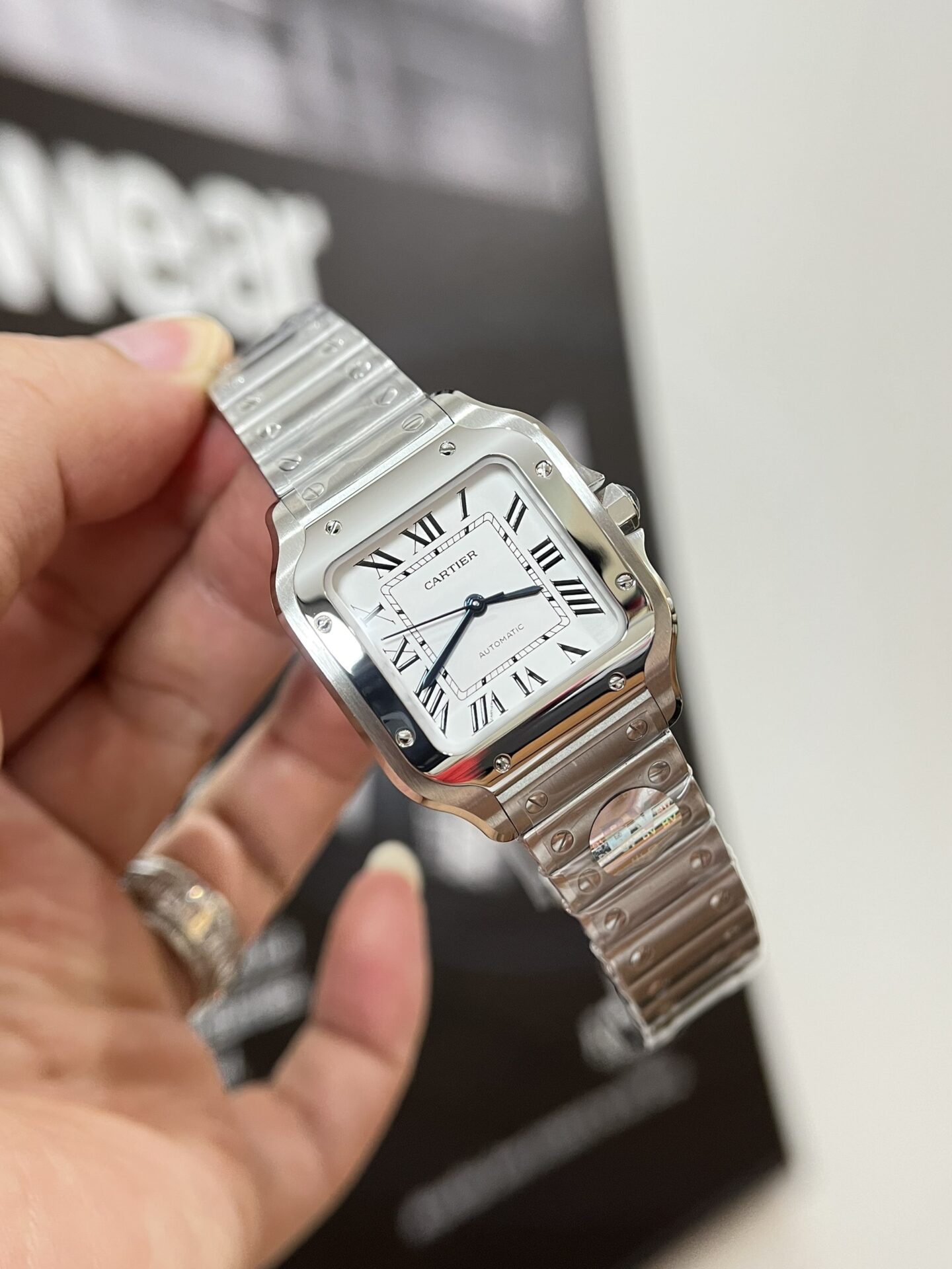Cartier Santos WSSA0029 Replica 1:1 Watch BV Factory 35mm - Top club