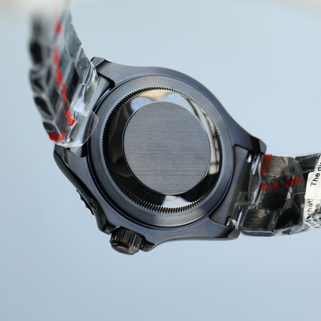 Rolex All Black Yacht Series - Versatile Limited Edition - Maximum Configuration - 40MM - Orange(1:1 replica) - Elite Watch Atelier