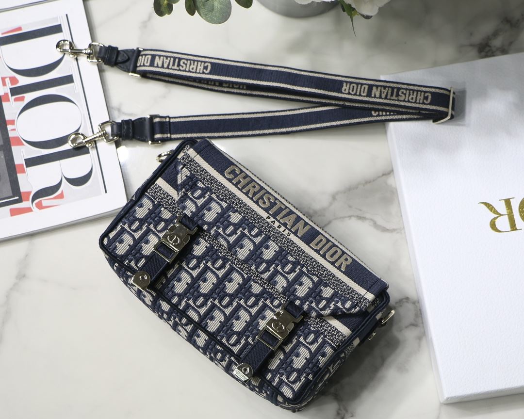 Small Diorcamp Bag Blue/Grey For Women‎ 9in/23cm CD1:1High-quality replica