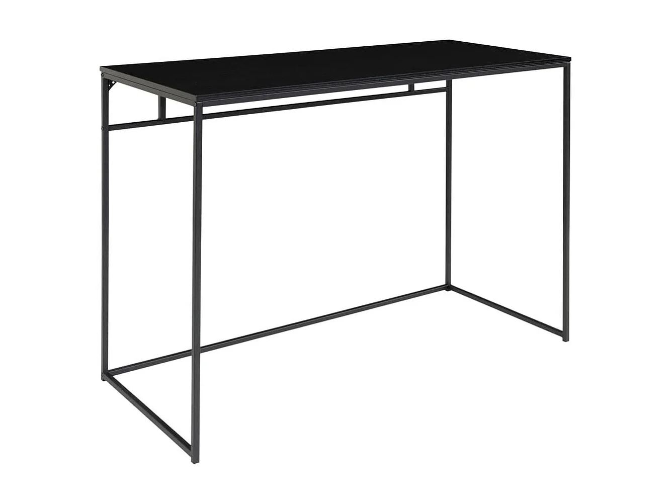 Bureau VITA - Bois naturel ou métal noir-Noir