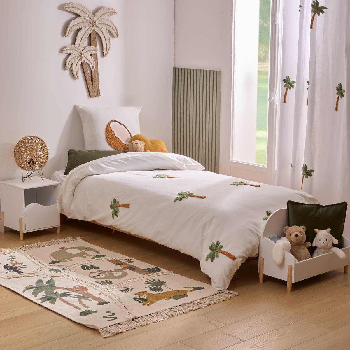 Children's bedding set "Tufy" White, 200x140 cm