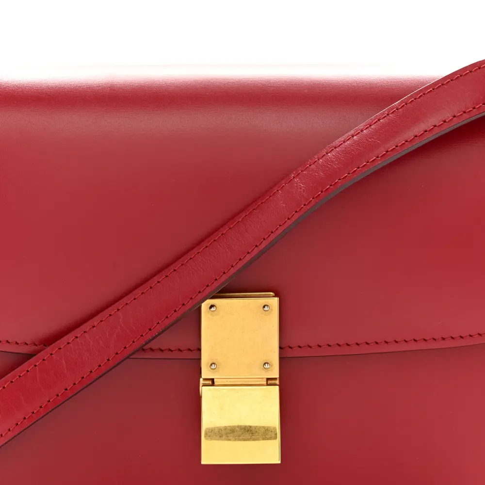 Superfake Celine Handbags – Red Box Edition with Gold Hardware1:1High-quality replica