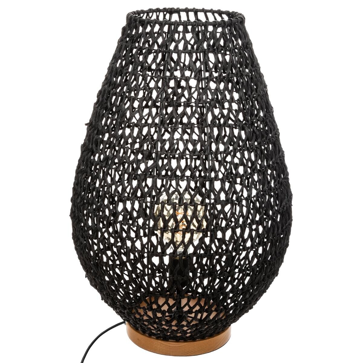 Lamp "Etel" Black, H.55 cm