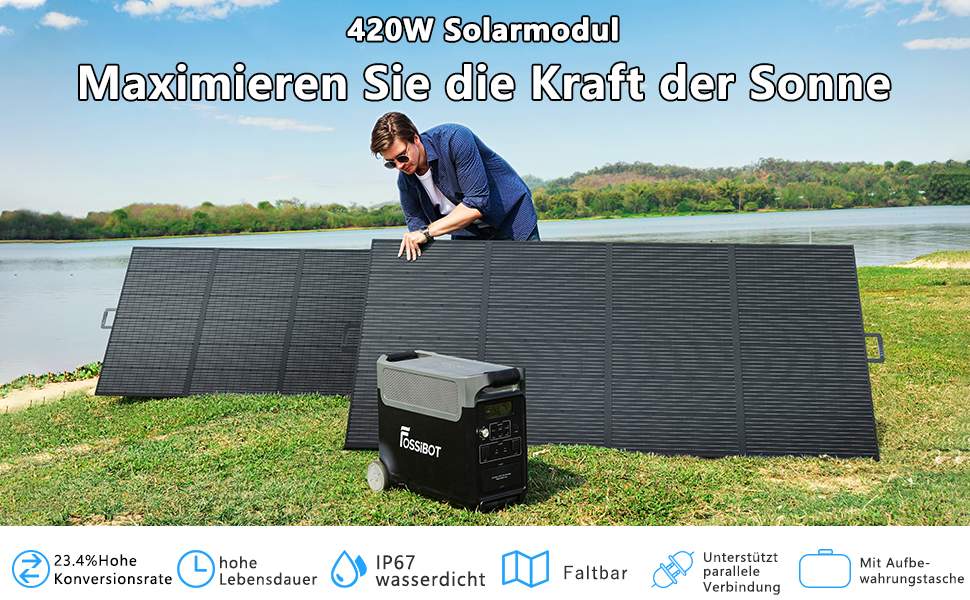 fossibot 420w solar