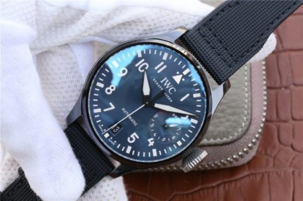 Replica IWC Big Pilot Real PR IW502003 Real Ceramic BOUTIQUE RODEO DRIVE ZF V2 Calfskin Strap A51111 - Elite Watch Atelier
