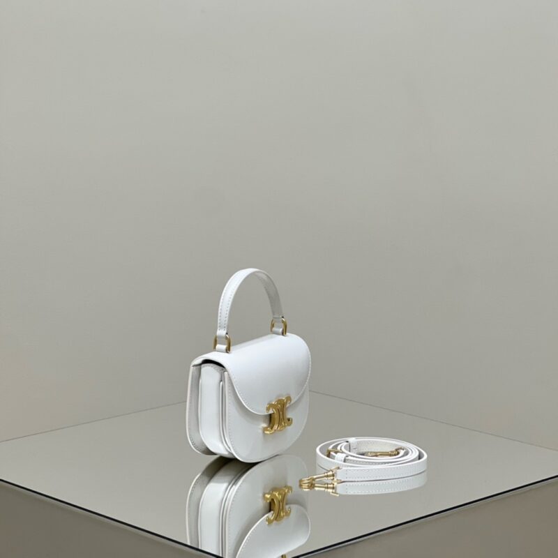 Replica Celine Mini Triomphe White