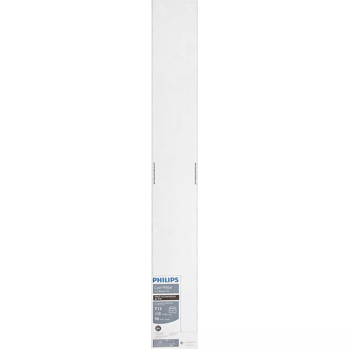 Philips 110W 96 In. Cool White T12 Recessed Double Contact High Output Fluorescent Tube Light Bulb (2-Pack)