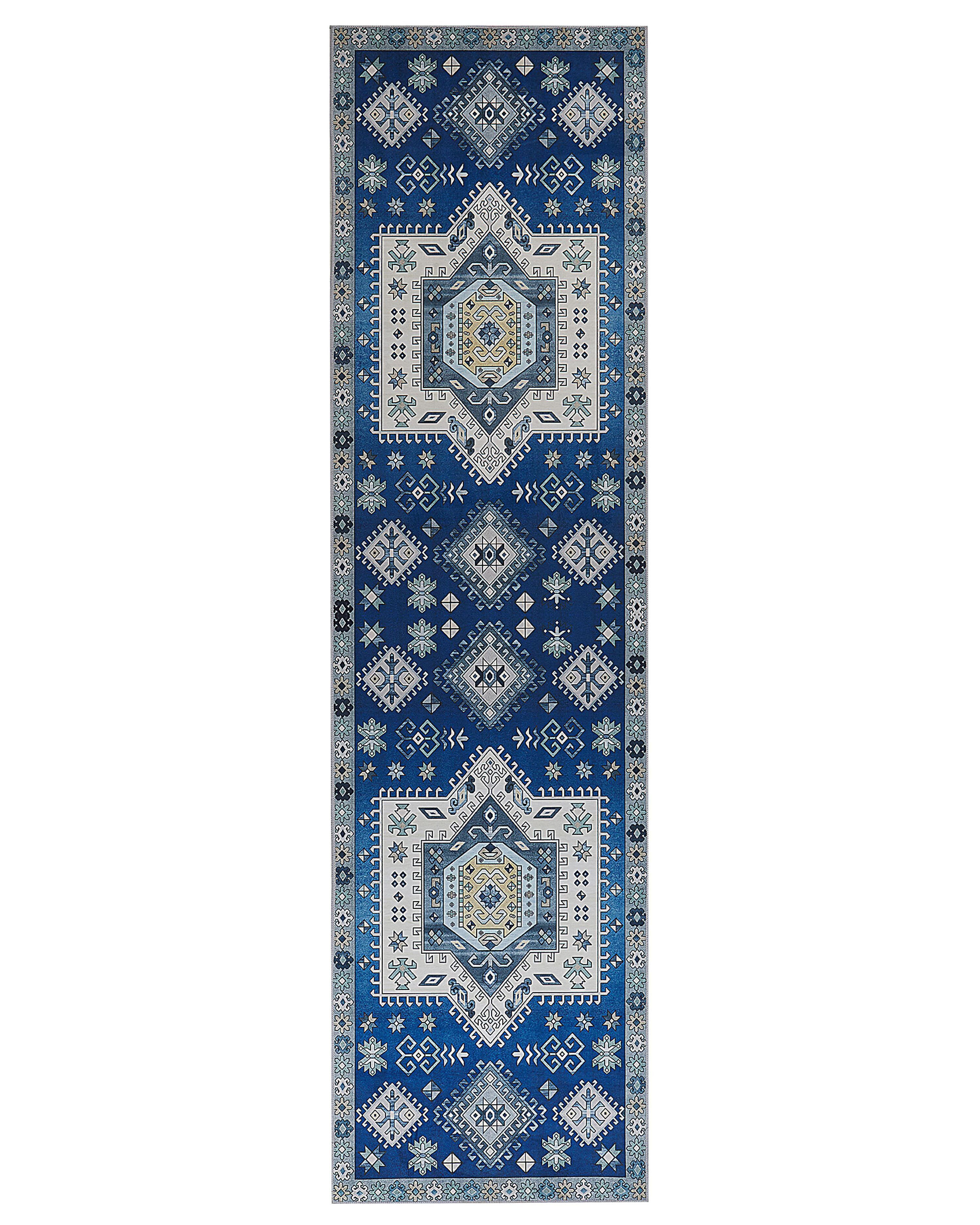 Rug PARVAKADLI Blue 80 x 300 cm