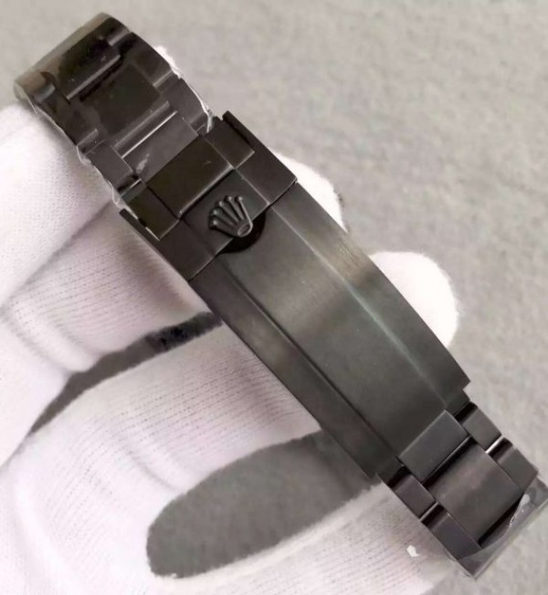 Replica Rolex Fragment Submariner 116610 PVD Black Dial PVD Bracelet A2836 - Elite Watch Atelier