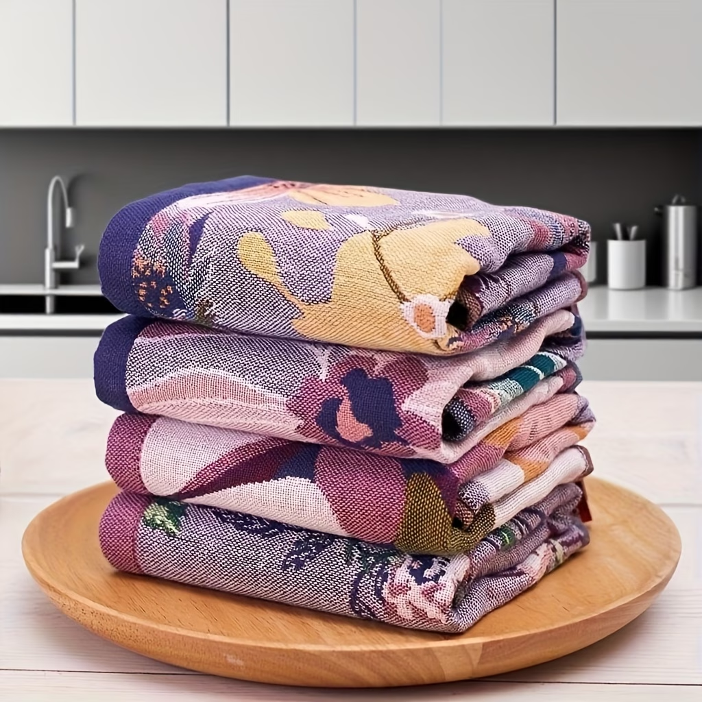 Printed Towel, Soft and Skin-friendly, Absorbent Face Towel for Makeup Removal, Shower