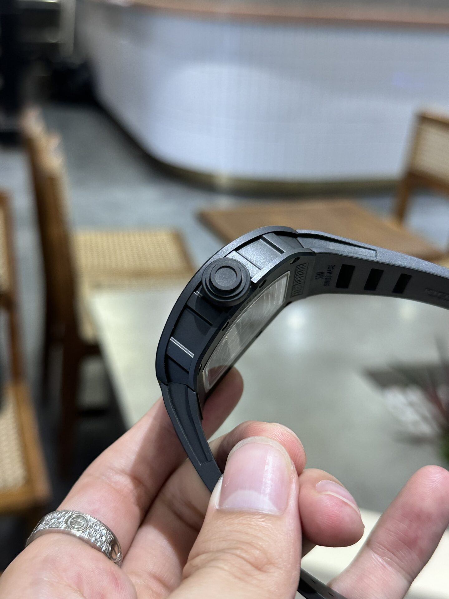 Richard Mille RM055 Black Ceramic Replica 1:1 Watch 45mm - Top club