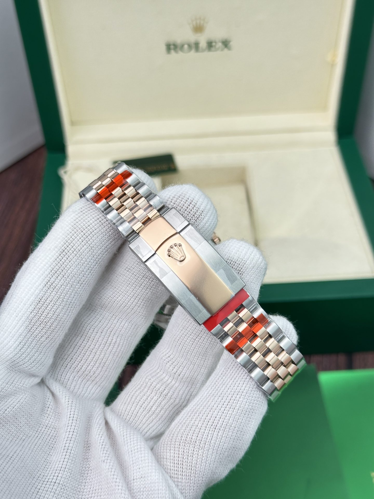 Rolex Replica 11 Watch Datejust Rose Gold Plated Chocolate Dial EW Factory 36mm - Top club