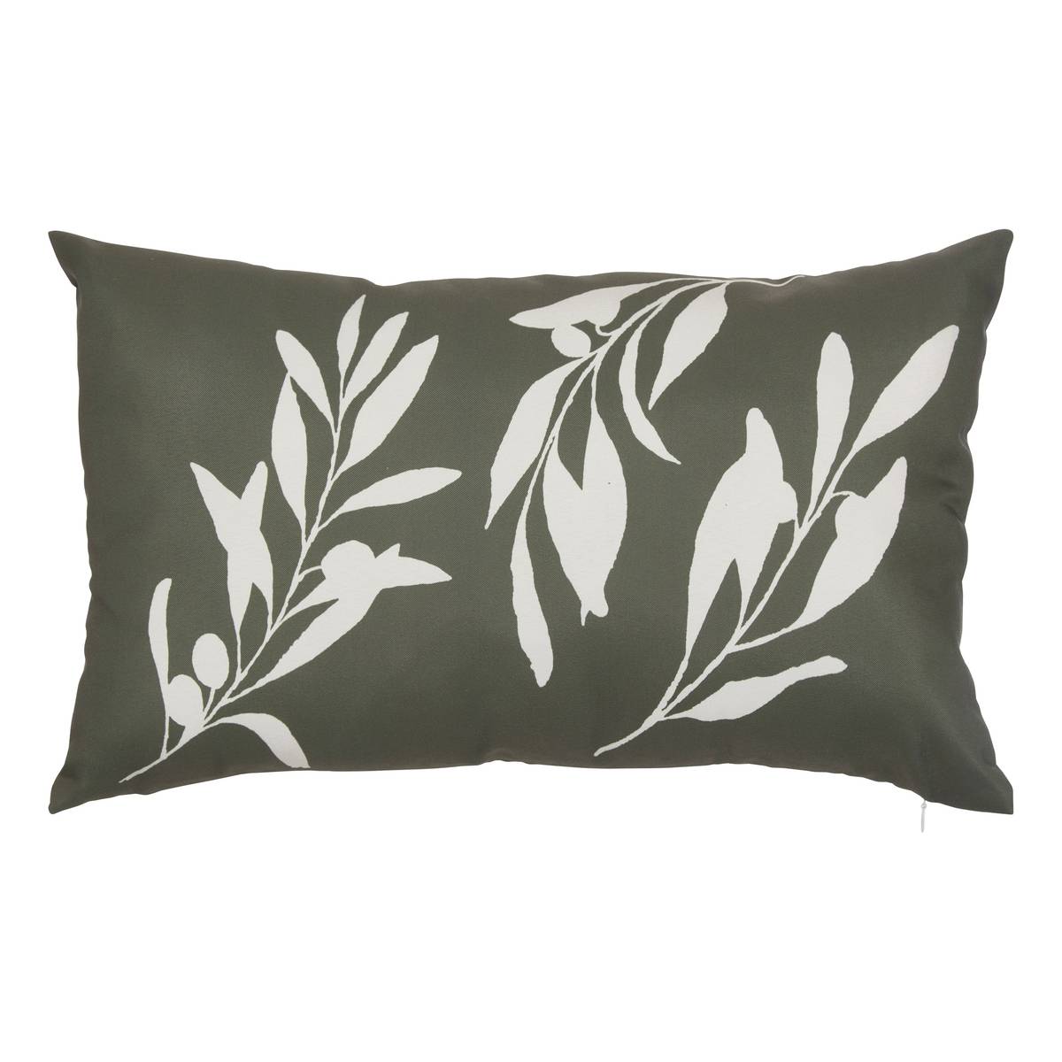 Outdoor Cushion Cover "Tileo" 50 x 30 cm, Polyester, Dark Green