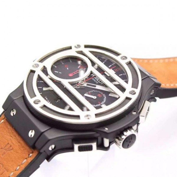 Replica Hublot Big Bang 44mm Black Dial Chukker Bang SS A7750 - Top club