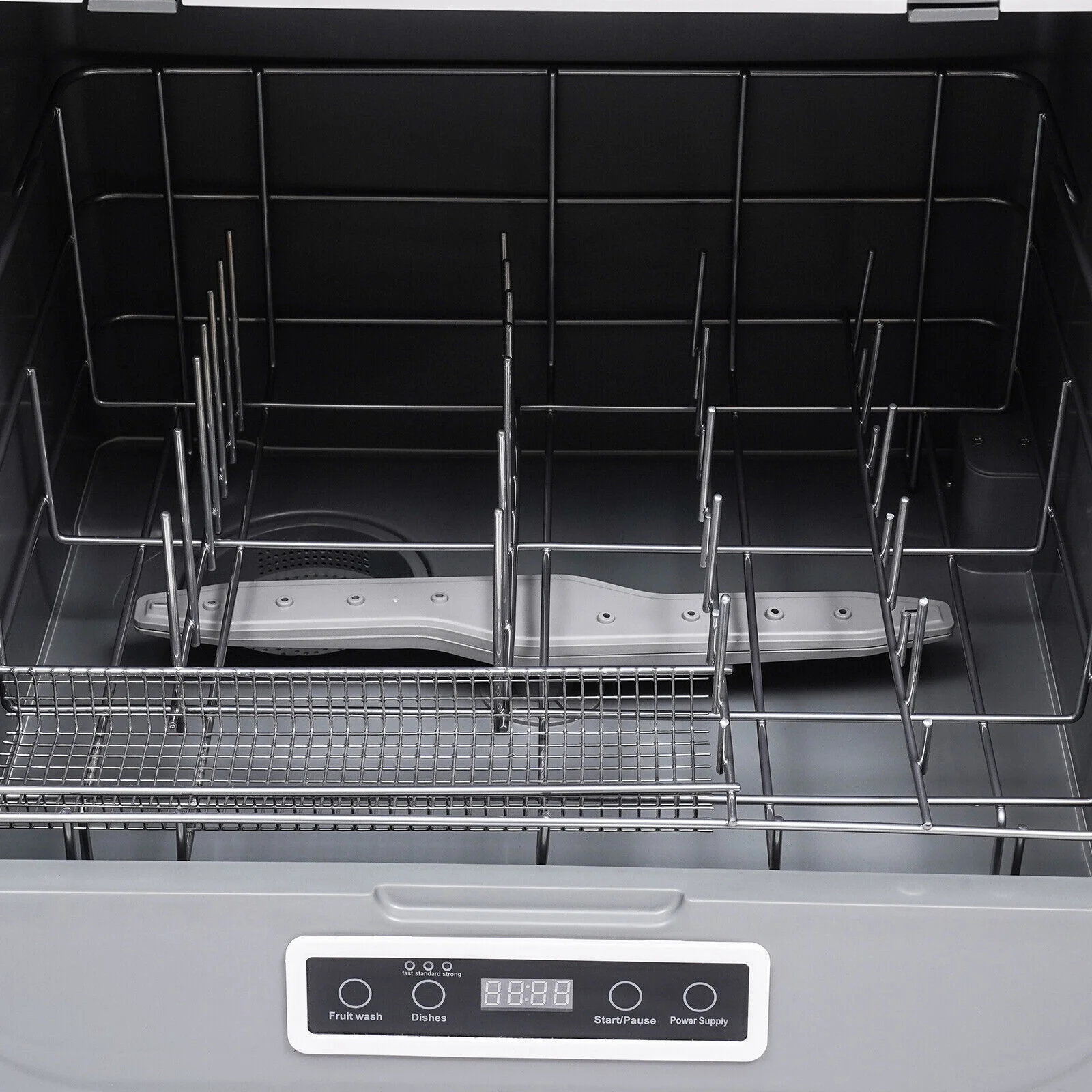 110V 800W Countertop Dishwasher - Stainless Steel,3 Wash Modes + Fruit Wash,Touch Control,Space-Saving,Ideal for Small Kitchens & RVs - Image 17