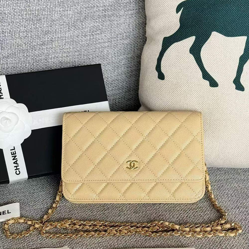 Chanel  WOC Quilted Caviar1:1High-quality replica