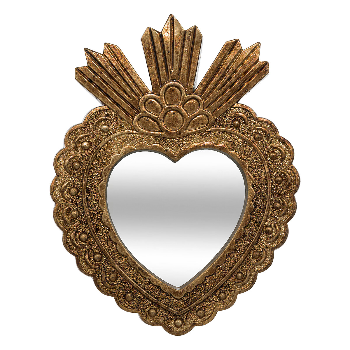 "Alison" wall decoration Golden, 20x28 cm