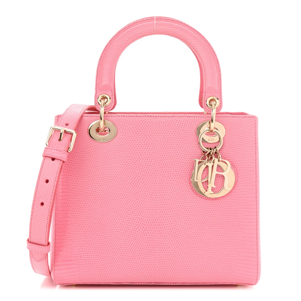Stunning Dior Pink Lizard Leather Replica – Mirror Quality Guaranteed