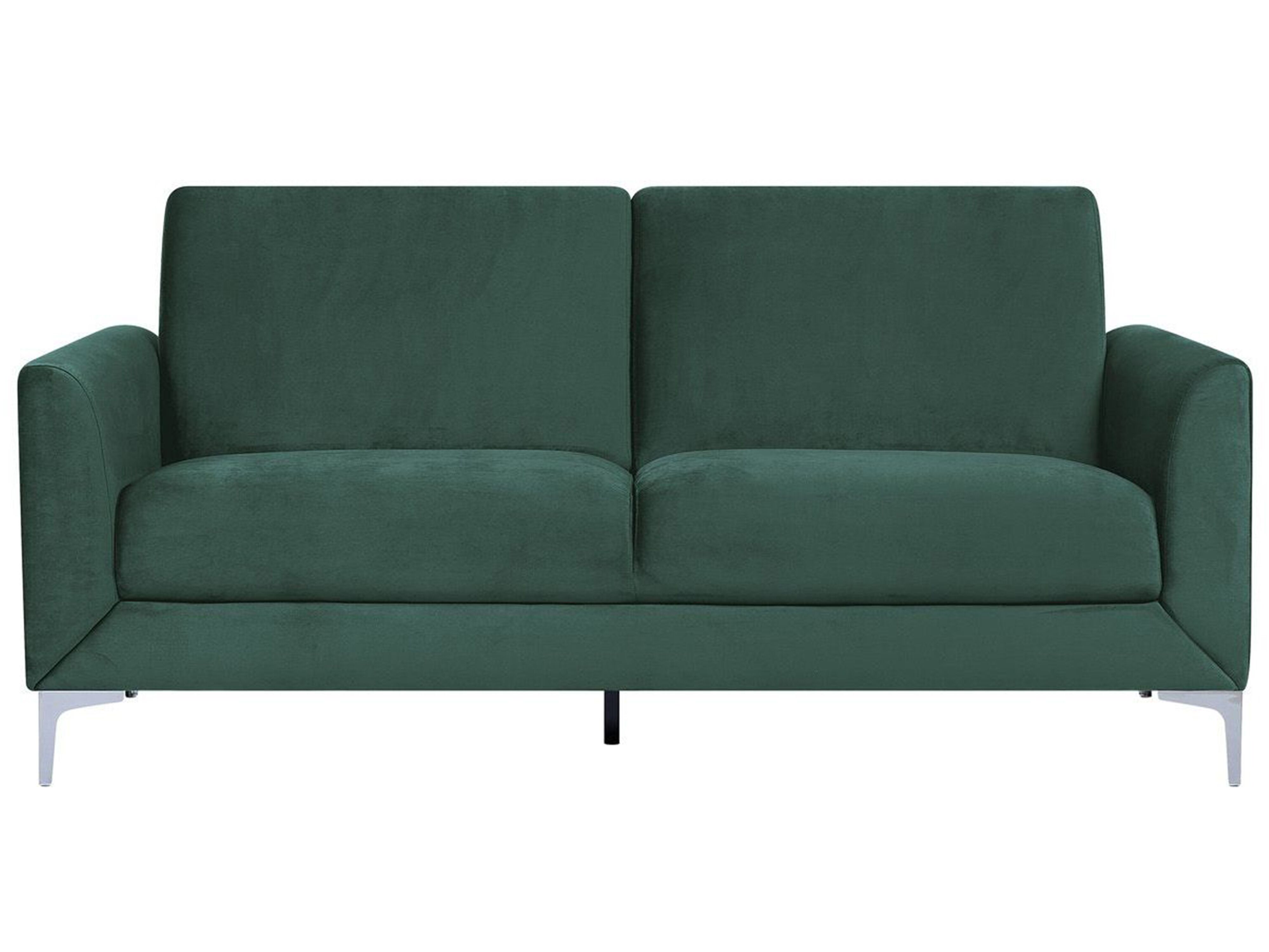 Sofa 3 Seater FENES Velvet Dark Green
