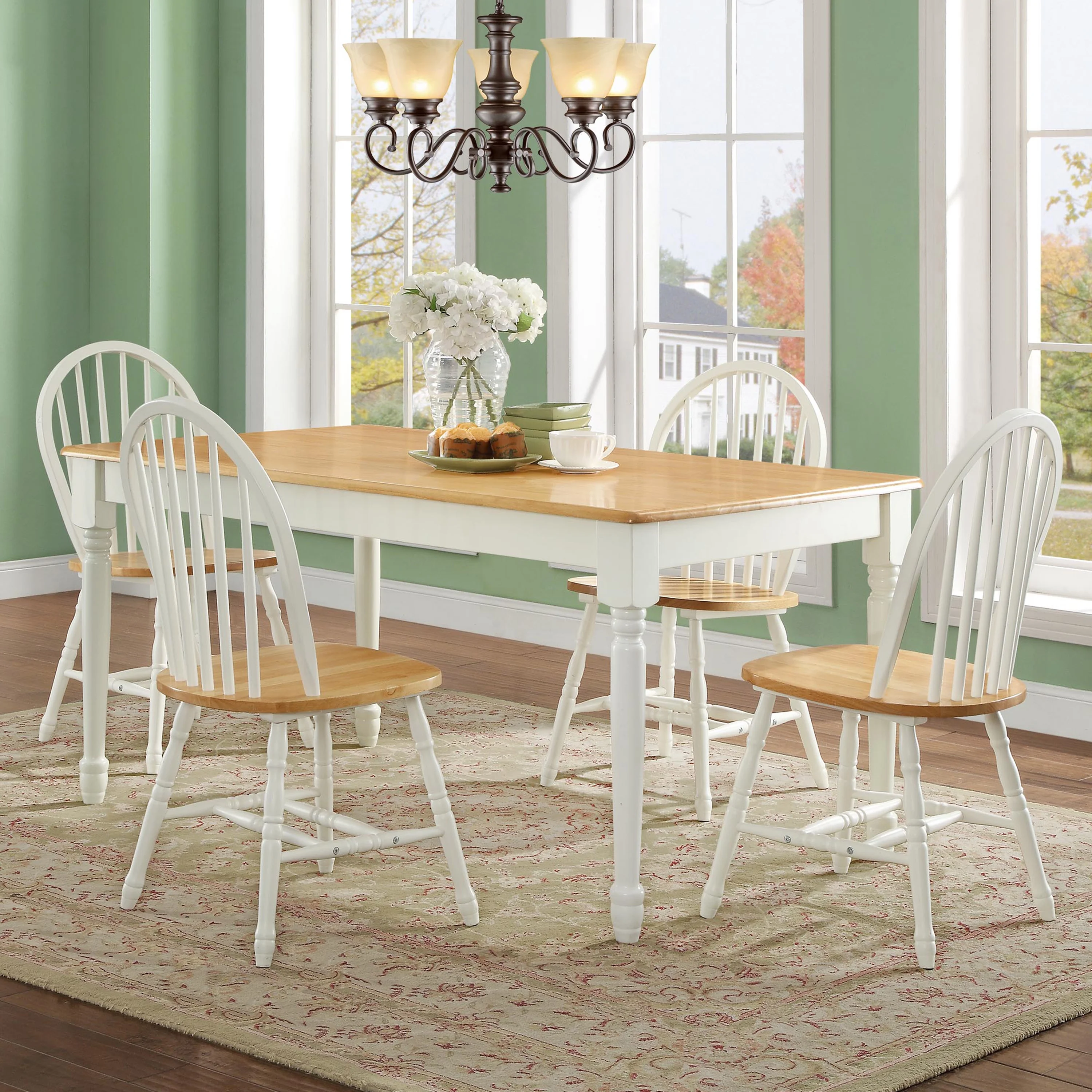 Better Homes and Gardens Autumn Lane Farmhouse Dining Table, Multiple Finishes - Image 10