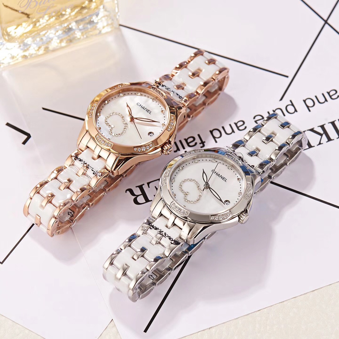 CHANEL Goddess quartz watch Imported quartz-3 hands diameter 34mm(1:1 replica) - Top club