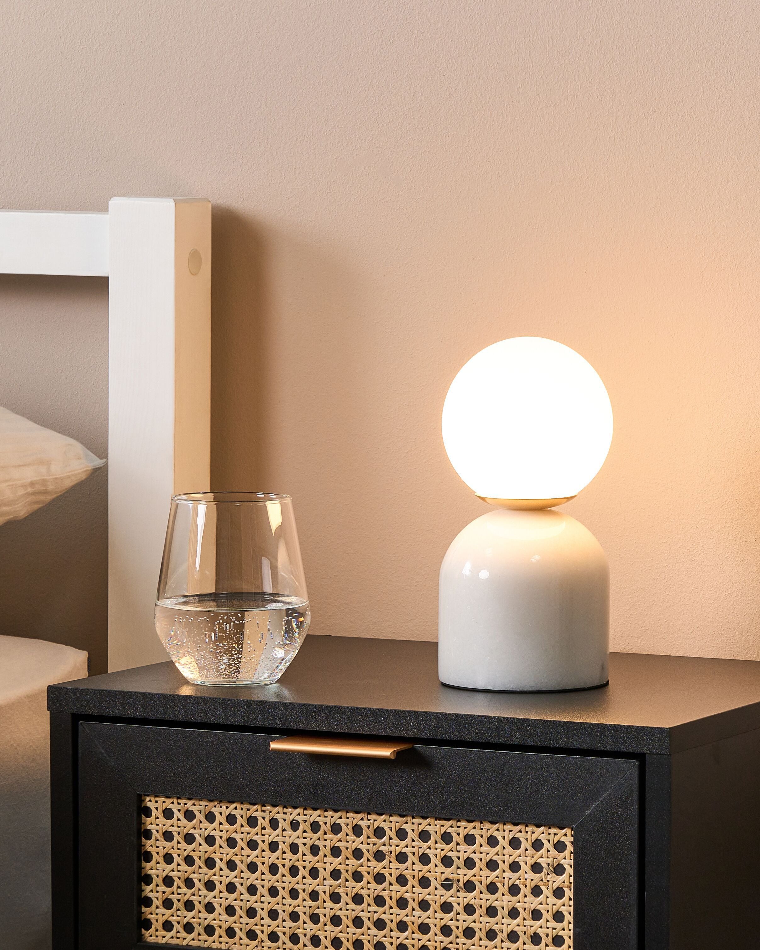 Table Lamp KIWI Stone White