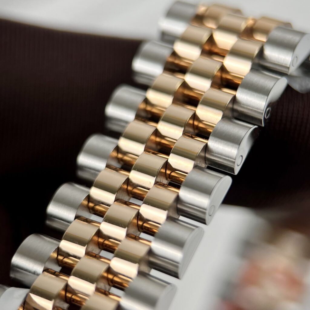 Rolex Replica 1:1 Watch DateJust Women s Genuine Gold Wrapped Brown Dial GM Factory 31mm - Elite Watch Atelier
