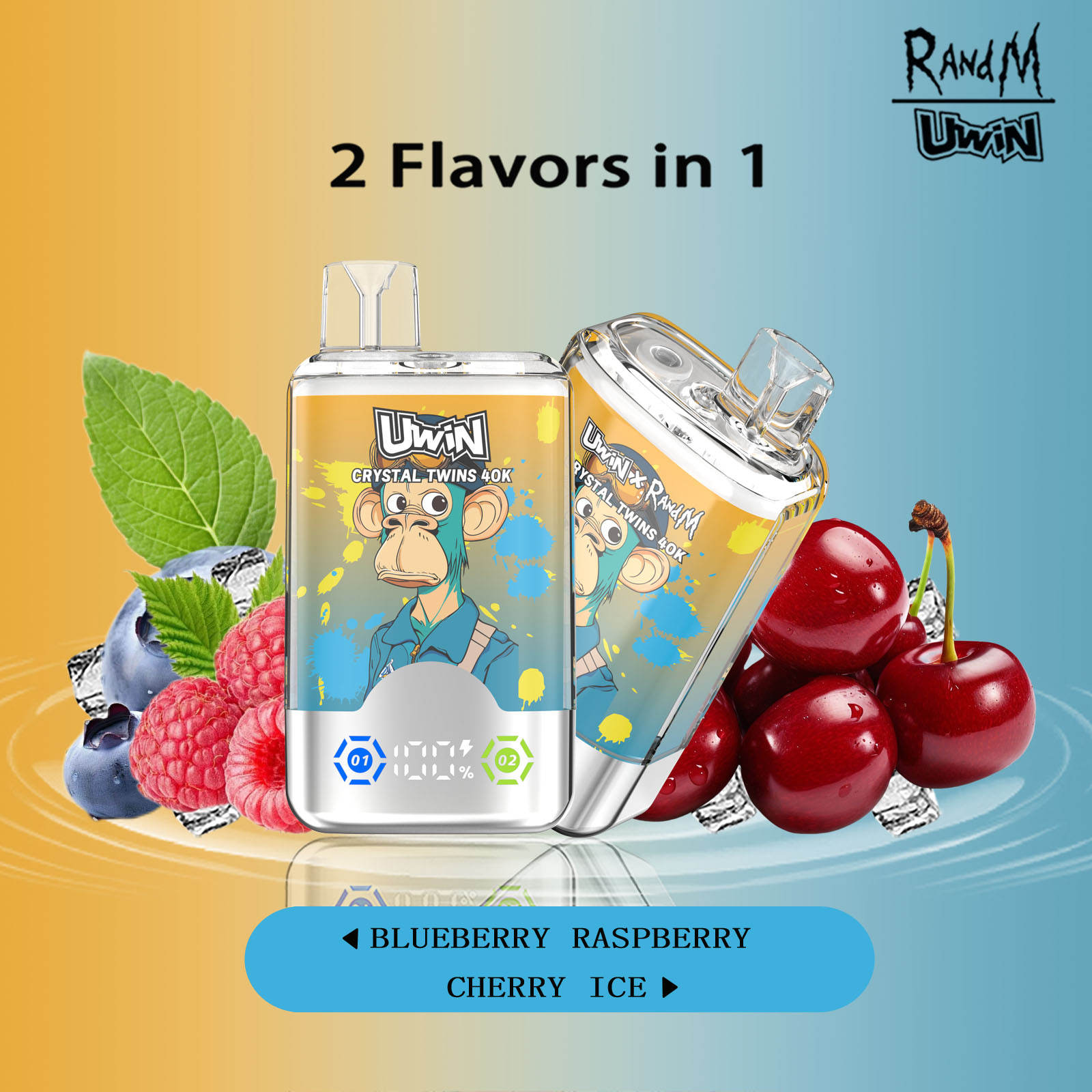 Uwin Crystal Twins 40K Disposable Vape