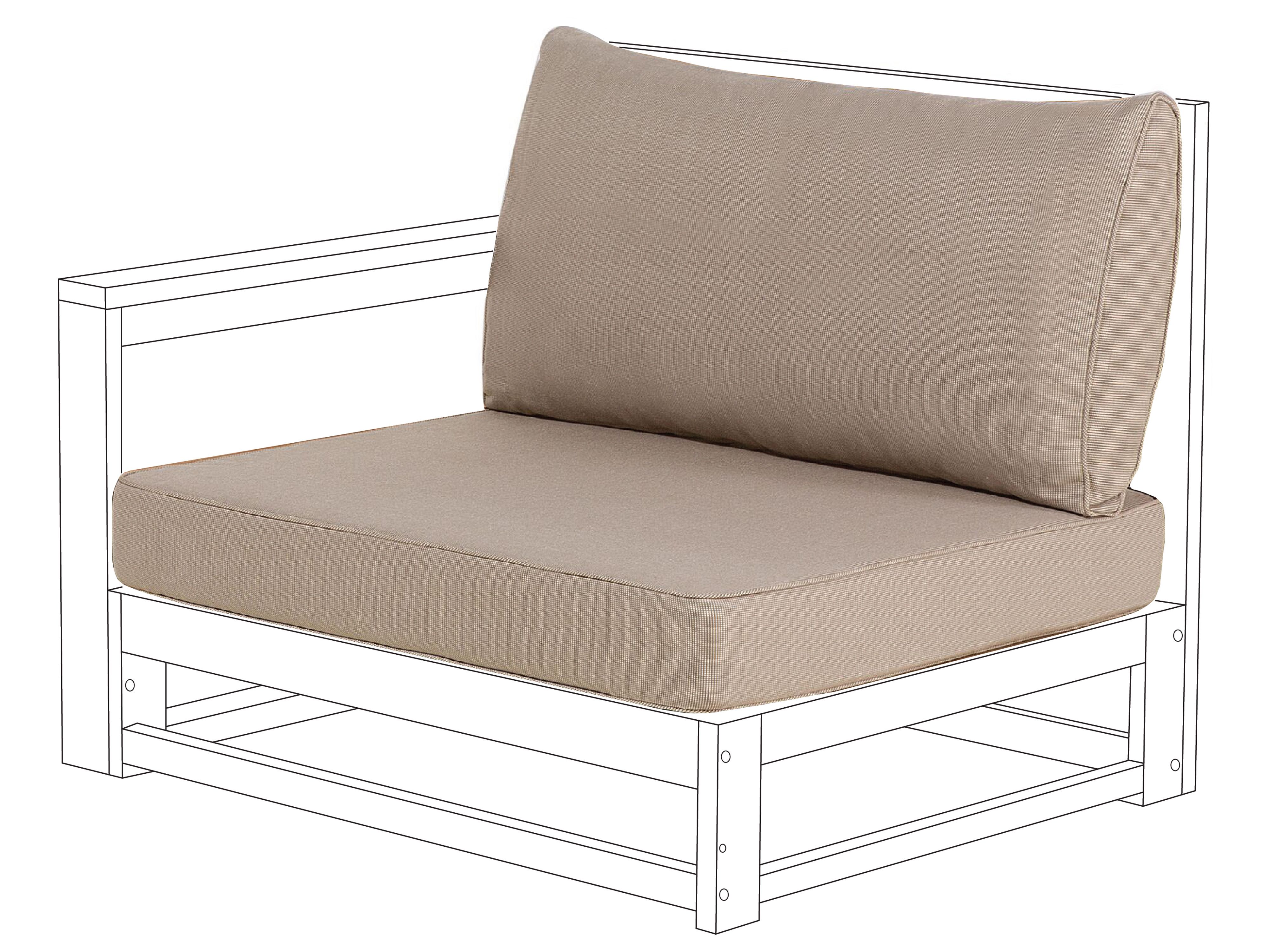 Outdoor Cushion Cover Set TIMOR Taupe