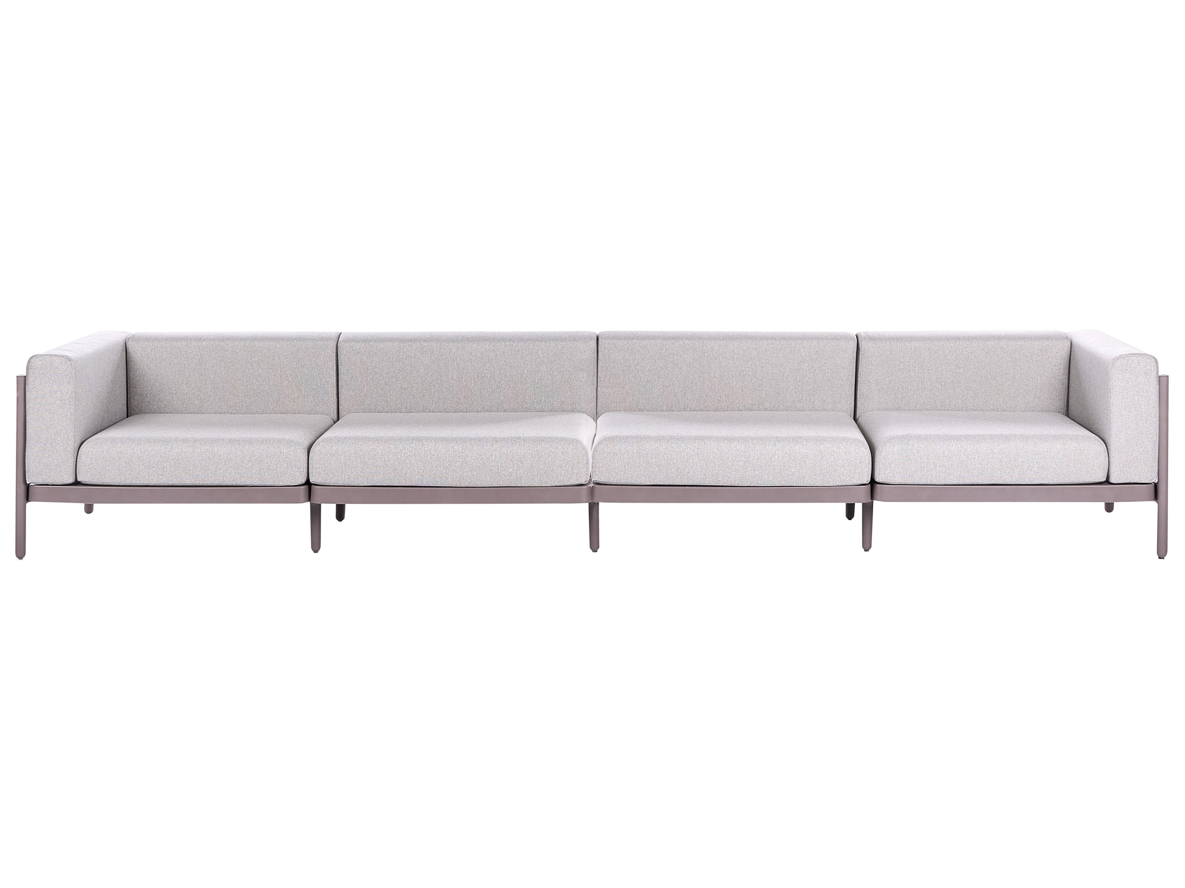 Garden Sofa 4 Seater FERRETTI Taupe