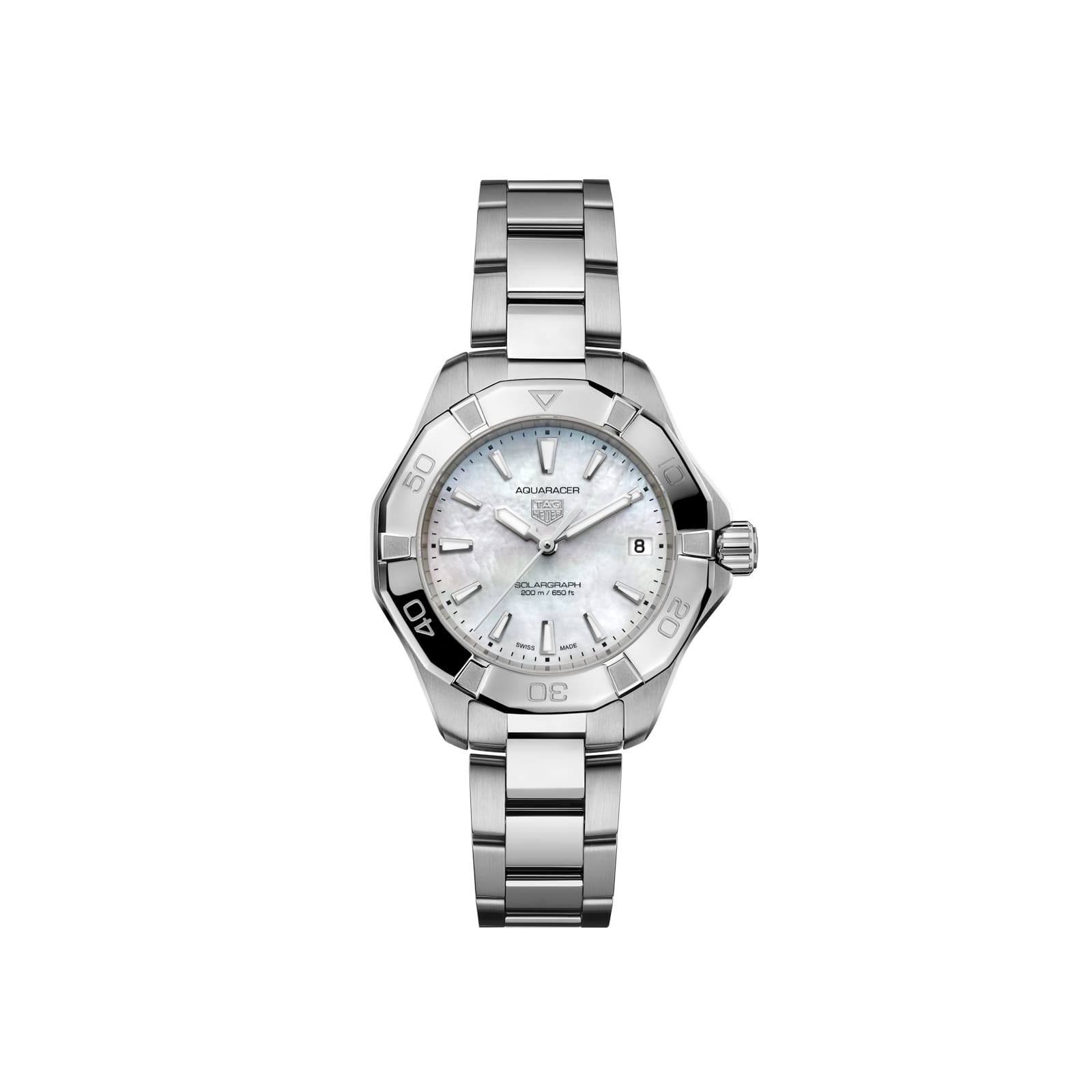 TAG Heuer Replica Watch Aquaracer Professional 200 Solargraph Solar Quartz 34 mm Steel(1:1 replica) - Top club
