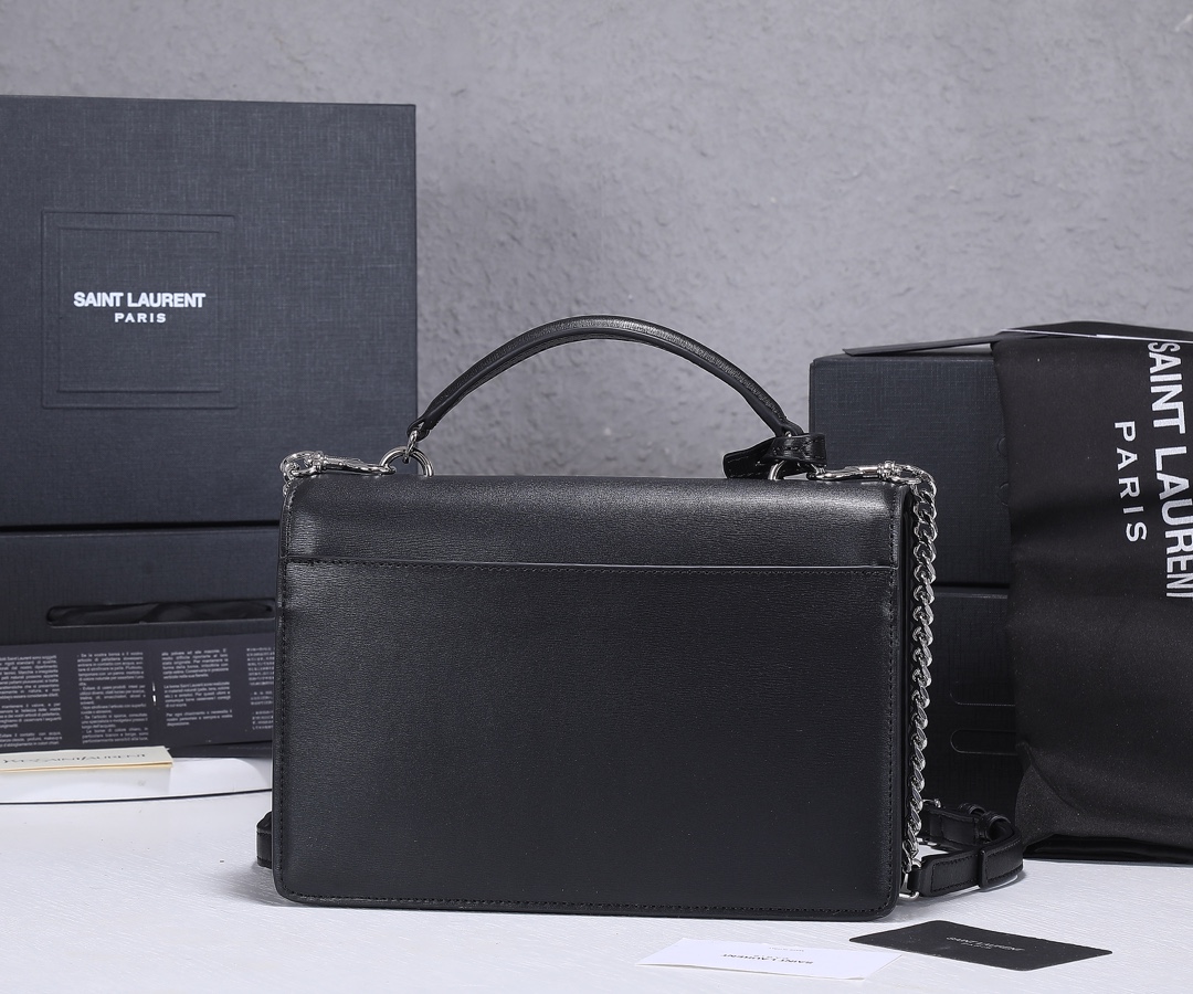 Replica Ysl Sunset Medium Top Handle Bag- Black1:1High-quality replica