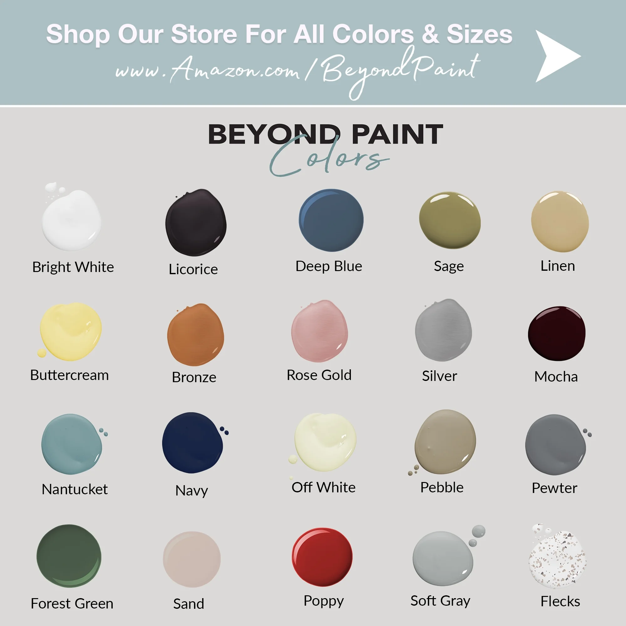 Beyond Paint Countertop Makeover Kit with Paint, Sealer, Flecks and Tools for Countertops, Bright White - Image 4