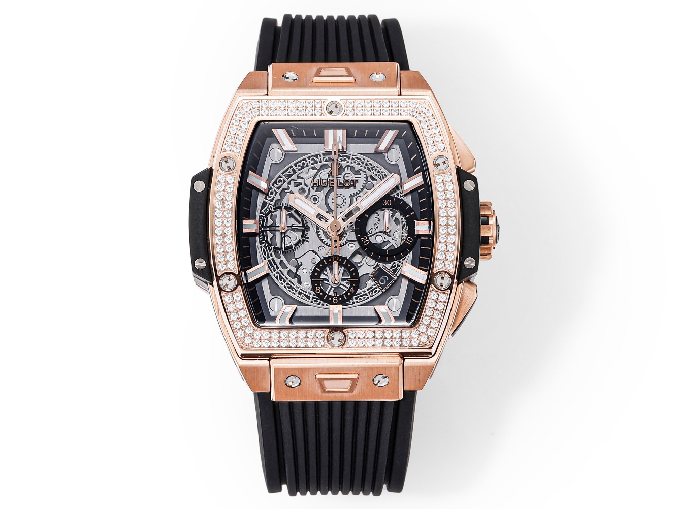 Hublot Spirit of Big Bang Textured Rubber Strap(1:1 replica) - Elite Watch Atelier