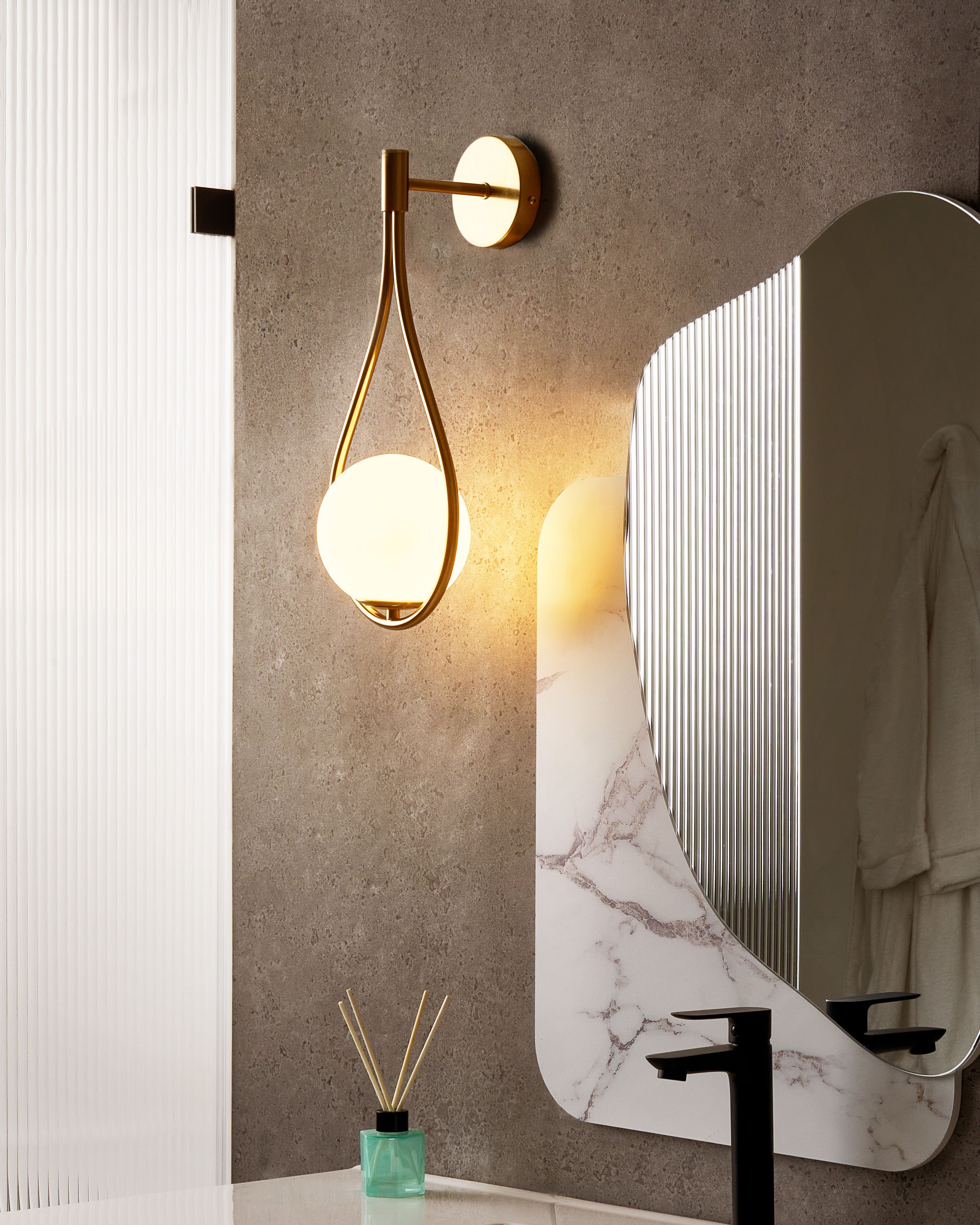 Wall Lamp AUROUE Metal Gold