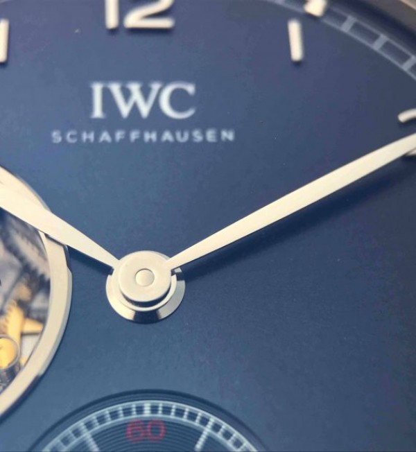 Replica IWC YLF AZ Portuguese Tourbillon Blue Dial A98900 - Top club