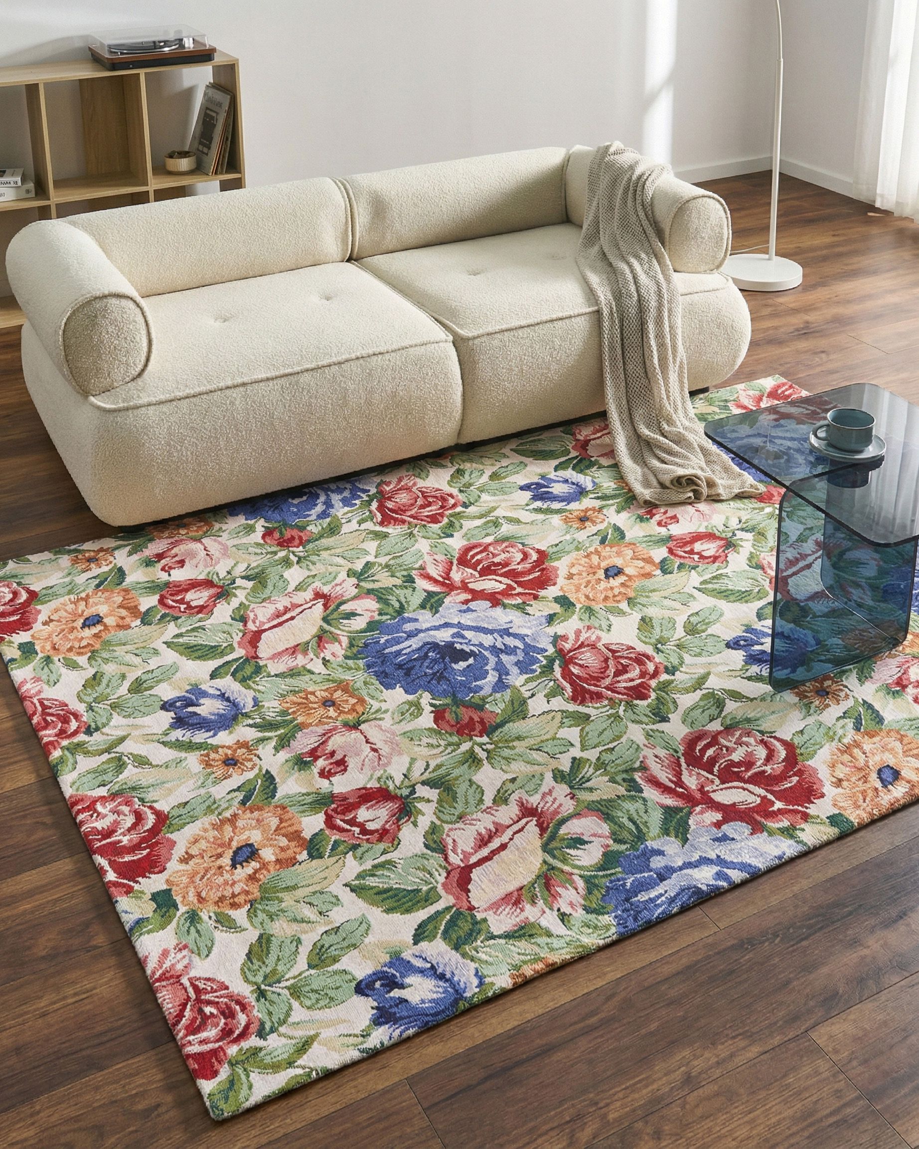 Rug FARWAN Multicolour 200 x 300 cm Cotton