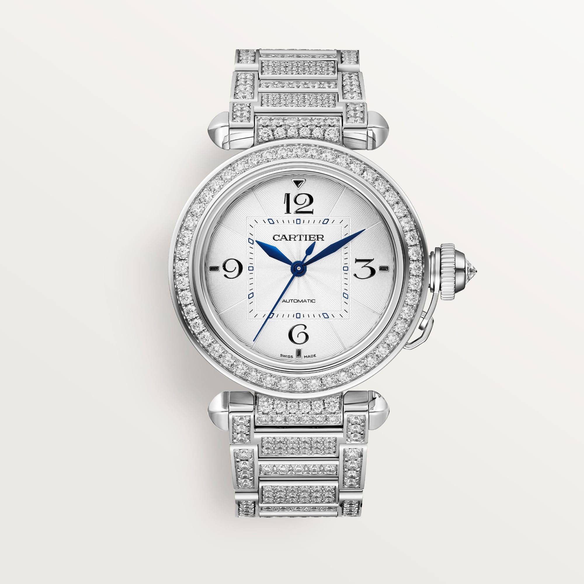 Pasha de fake cartier watch 35 mm mechanical movement with automatic winding caliber 1847 MC(1:1 replica) - Top club