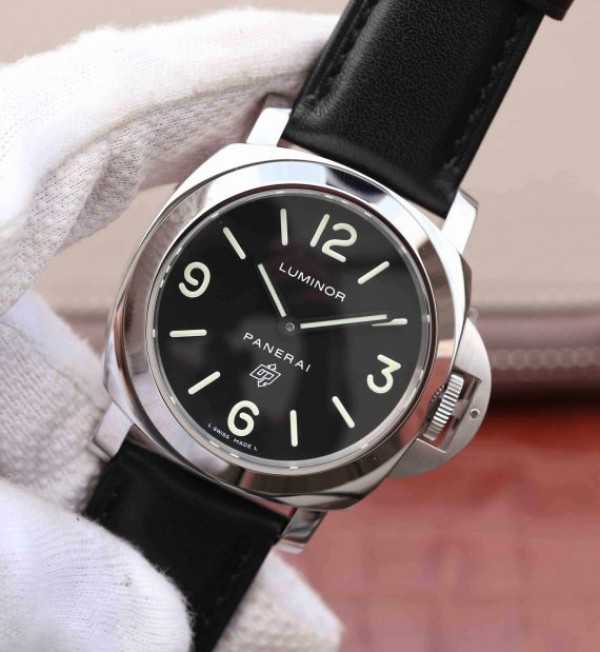 Replica Panerai XF PAM000 Black Dial Black Leather Strap A6497 - Elite Watch Atelier