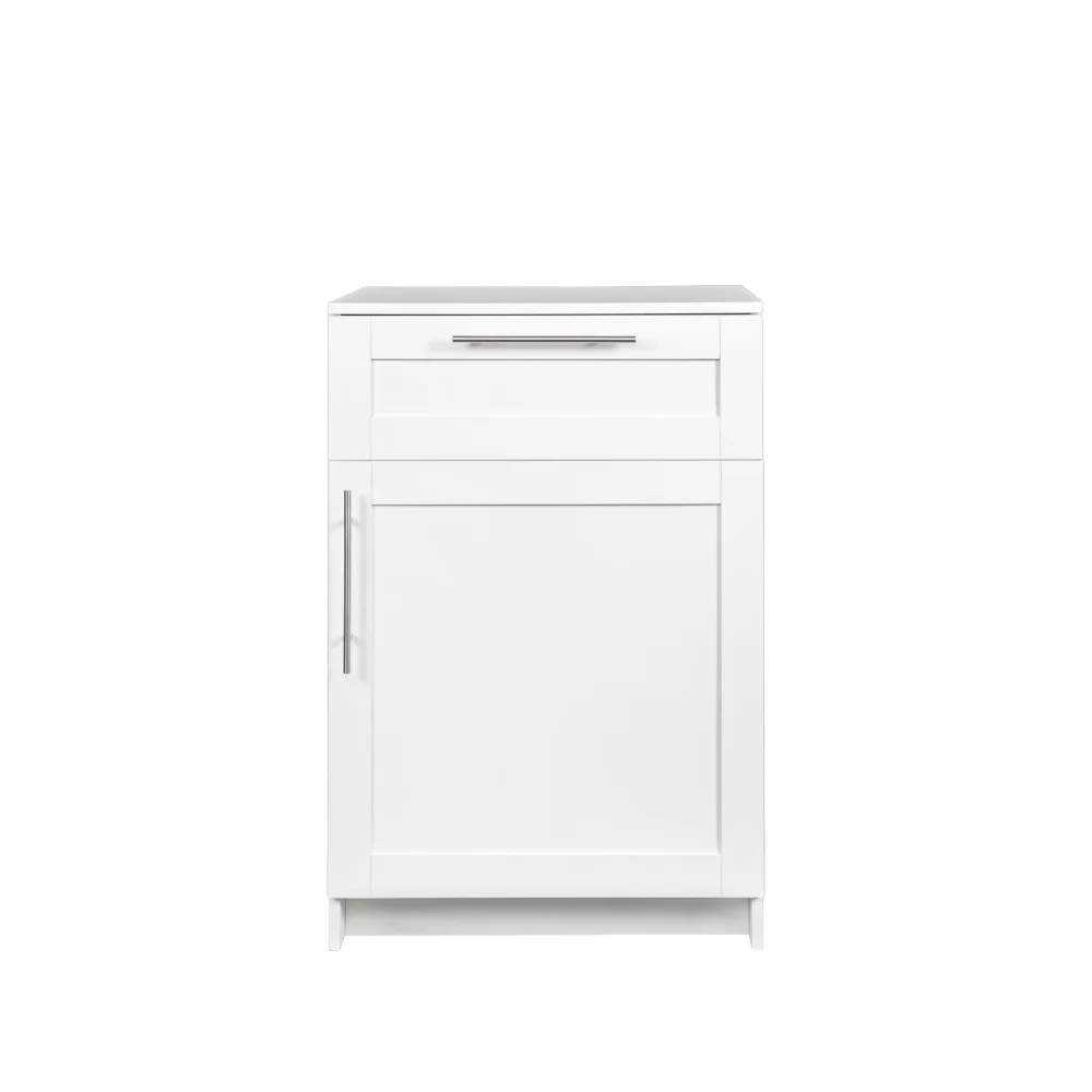 Stackable Wall Cabinet,Solid Wood Storage Cabinet with Adjustable Shelves and Doors,Console Table Side Table for Hallway,Sideboard Buffet Cupboard for Kitchen, 15.75" D x 15.75" W x 70.87" H, White - Image 34