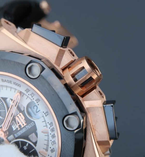 Replica Audemars Piguet JF Royal Oak Offshore 26078 RG White Skeleton Dial A3126 - Top club