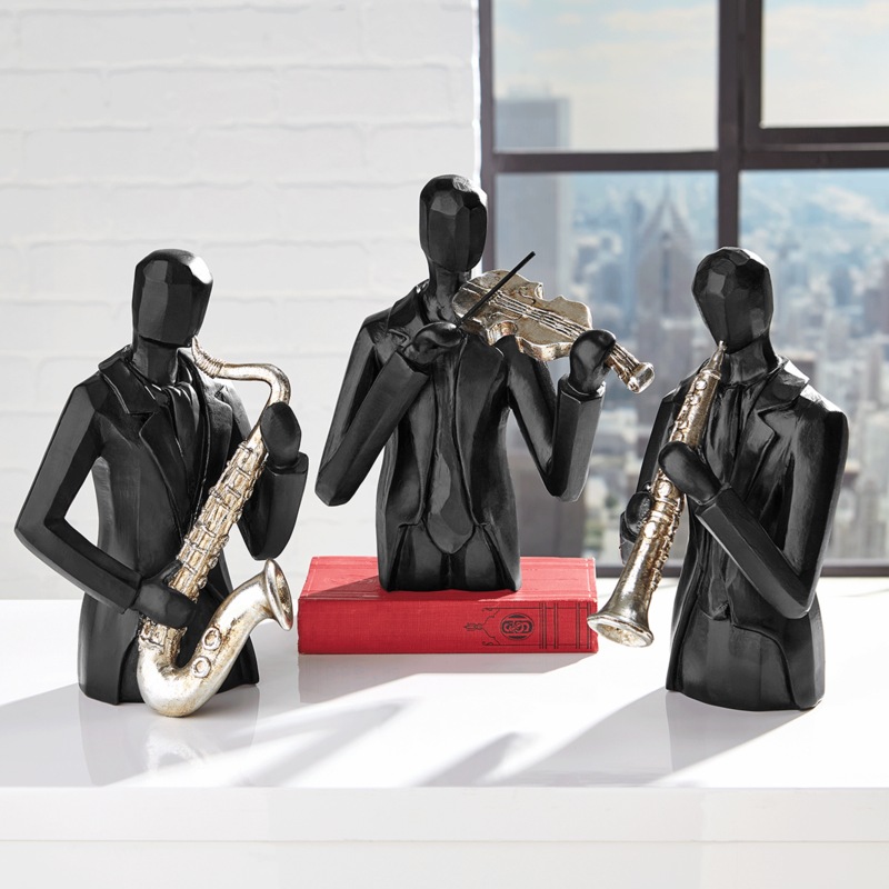 Jazz Trio Figurines - MIDNIGHT VELVET CATALOG