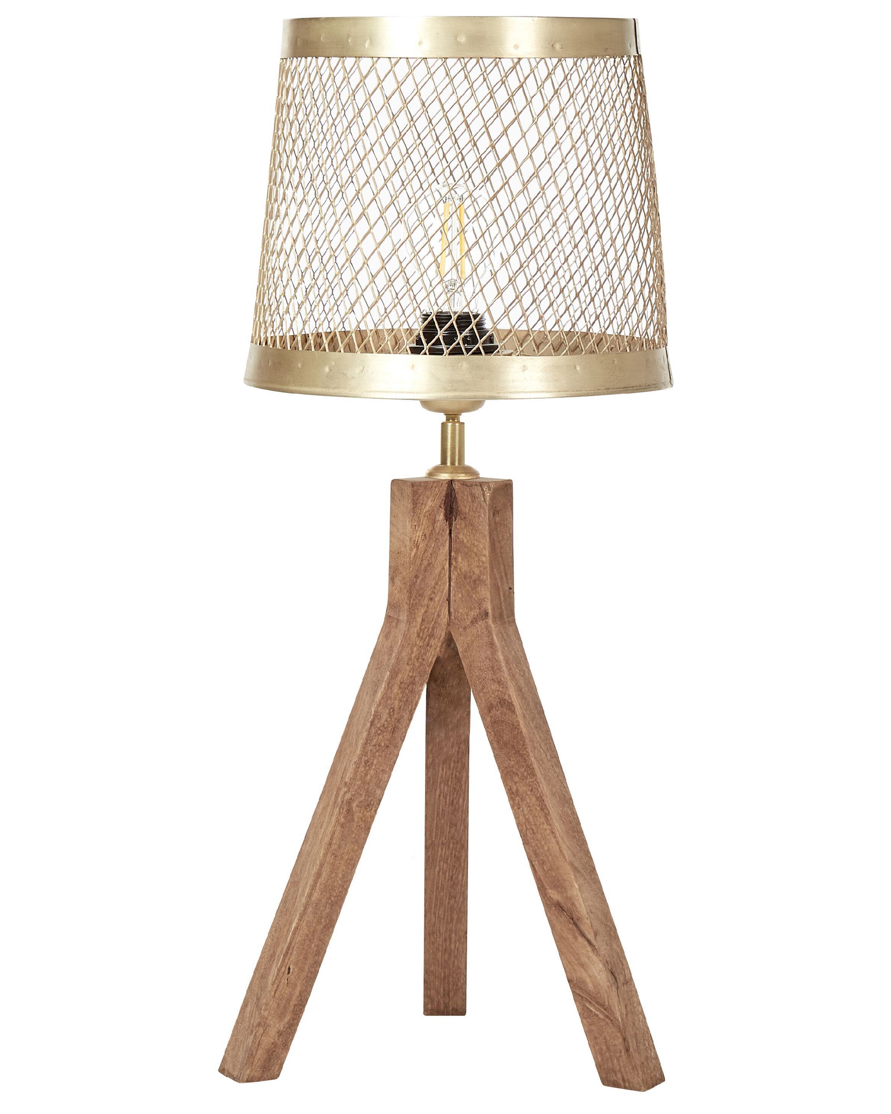 Table Lamp BEKI Mango Wood Brown