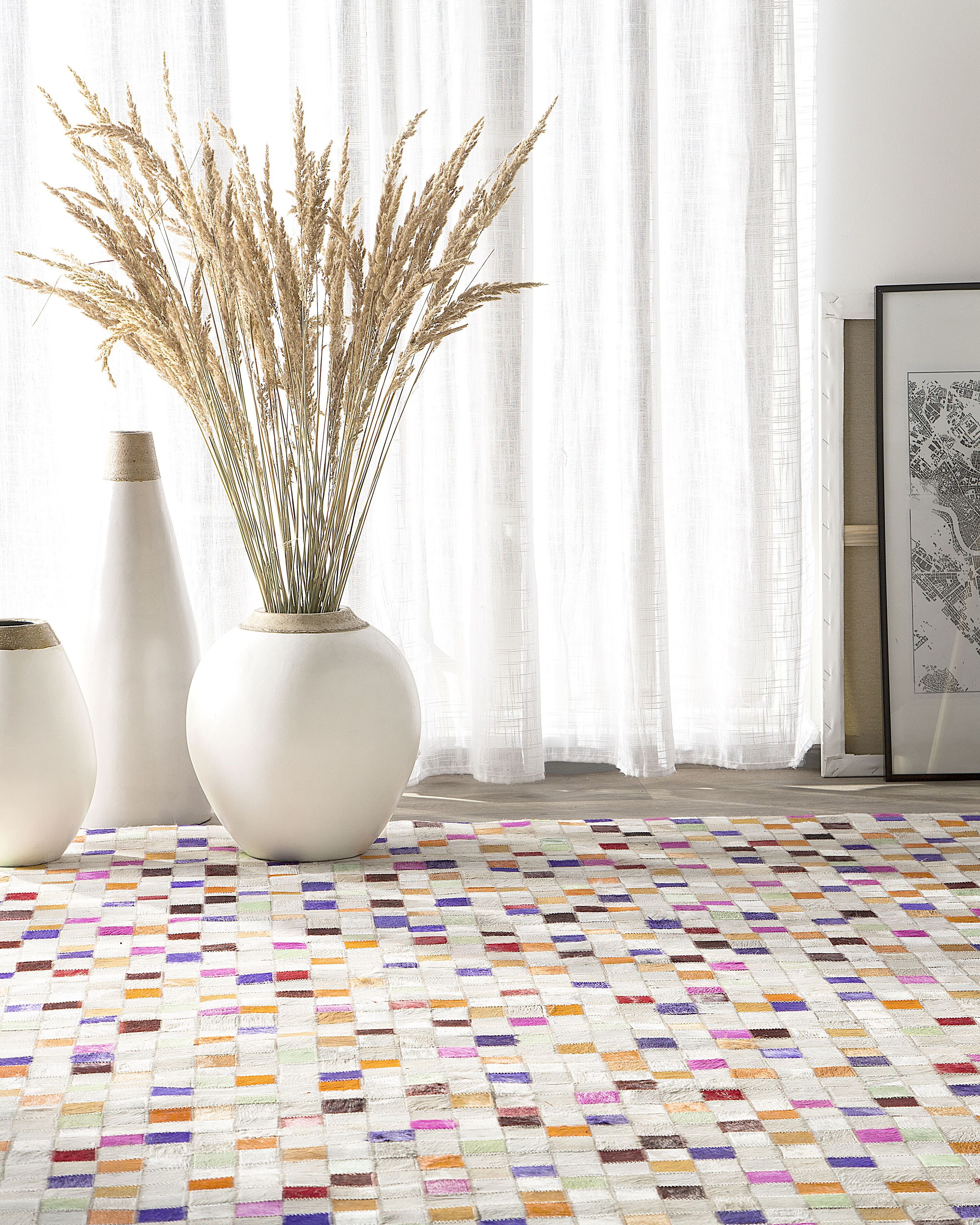 Rug ADVAN Multicolour 140 x 200 cm Leather