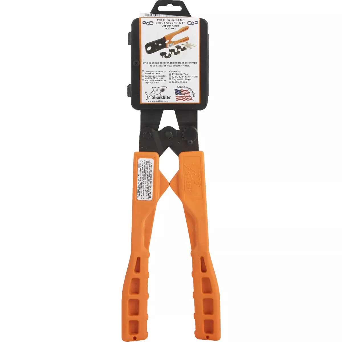 SharkBite PEX Crimp Multi-Head Ring Tool Kit