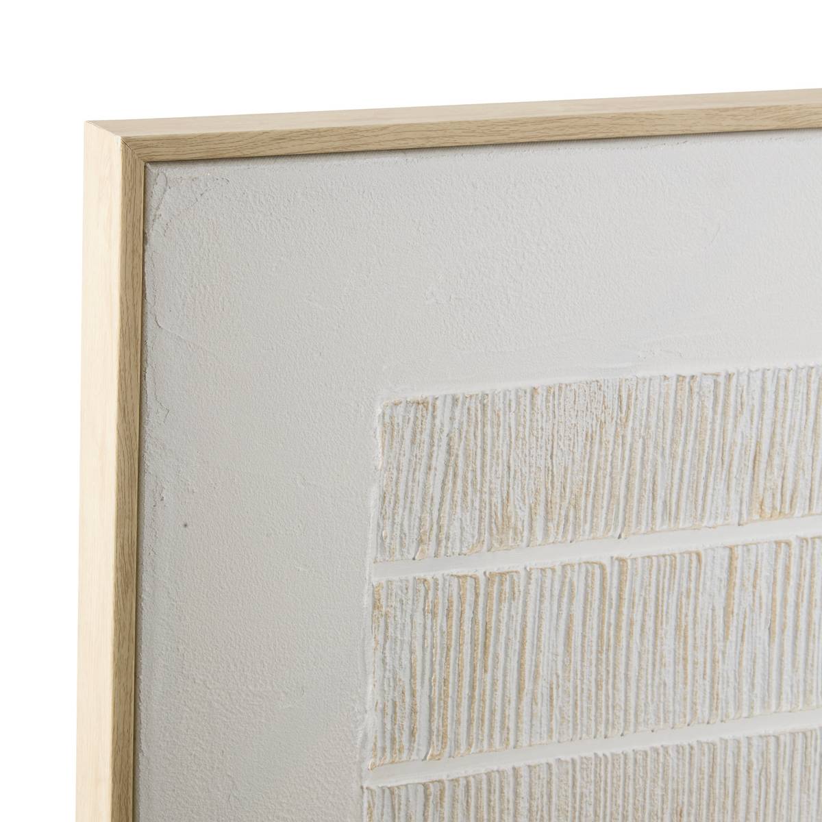 3D Canvas "Morens" White, 100x100 cm