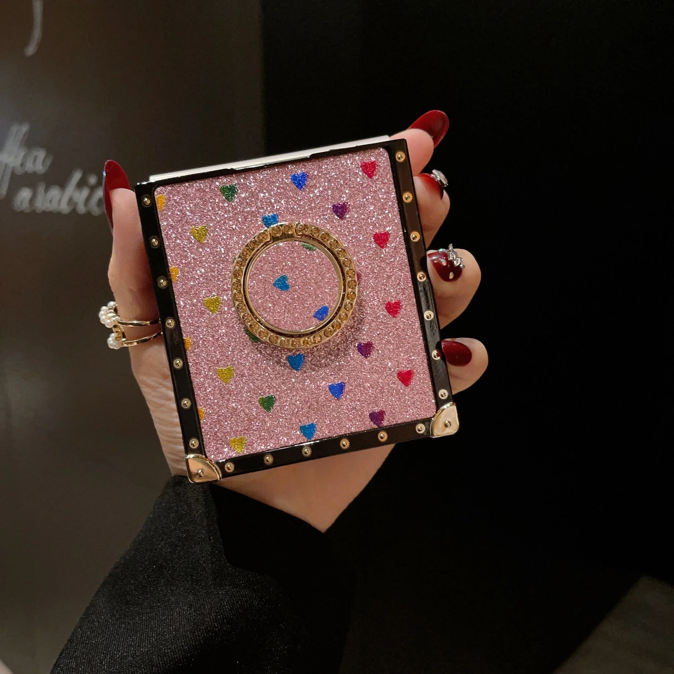 Samsung Galaxy Z Flip6/5/4/3 5G Square Case Tenderness Ring - Wholesale & Influencer