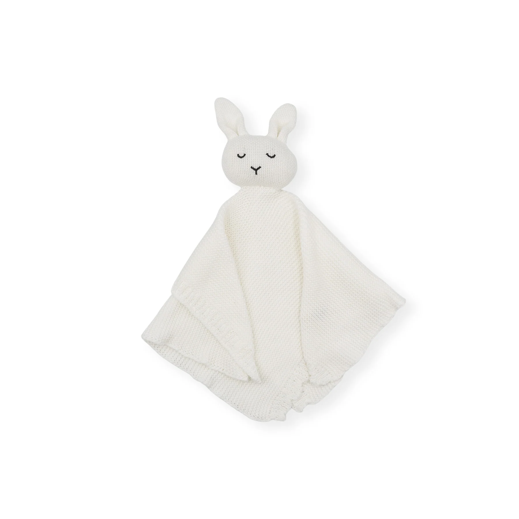 Bowzoom Schnuffeltuch Strick Hase - Ivory