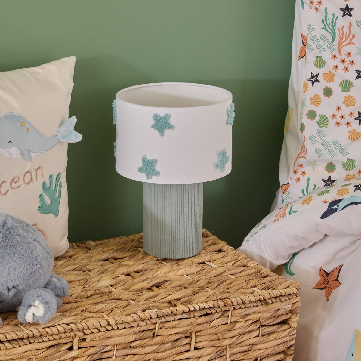 Children's Lamp "Orta" white, H.28 cm