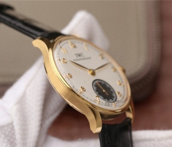 Replica IWC ZF Portuguese IW5454 YG White   Black Dial A6498 - Top club